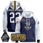 Navy Midshipmen 2024 Commander-In-Chief’s Trophy Champions Patch Pullover Hoodie