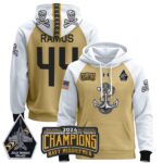 Navy Midshipmen 2024 Commander-In-Chief’s Trophy Champions Patch Pullover Hoodie