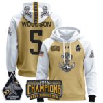Navy Midshipmen 2024 Commander-In-Chief’s Trophy Champions Patch Pullover Hoodie
