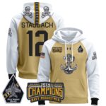 Navy Midshipmen 2024 Commander-In-Chief’s Trophy Champions Patch Pullover Hoodie