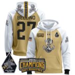 Navy Midshipmen 2024 Commander-In-Chief’s Trophy Champions Patch Pullover Hoodie