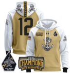 Navy Midshipmen 2024 Commander-In-Chief’s Trophy Champions Patch Pullover Hoodie