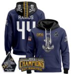 Navy Midshipmen 2024 Commander-In-Chief’s Trophy Champions Patch Pullover Hoodie