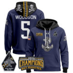 Navy Midshipmen 2024 Commander-In-Chief’s Trophy Champions Patch Pullover Hoodie