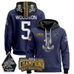 Navy Midshipmen 2024 Commander-In-Chief’s Trophy Champions Patch Pullover Hoodie