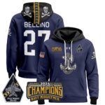 Navy Midshipmen 2024 Commander-In-Chief’s Trophy Champions Patch Pullover Hoodie