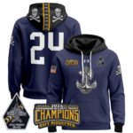 Navy Midshipmen 2024 Commander-In-Chief’s Trophy Champions Patch Pullover Hoodie