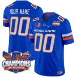Boise State Broncos 2024 Back To Back Champions Vapor Limited Custom Jersey – All Stitched