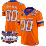 Boise State Broncos 2024 Back To Back Champions Vapor Limited Custom Jersey – All Stitched