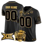 Arizona State Sun Devils 2025 Peach Bowl Gold Vapor Limited Custom Jersey – All Stitched