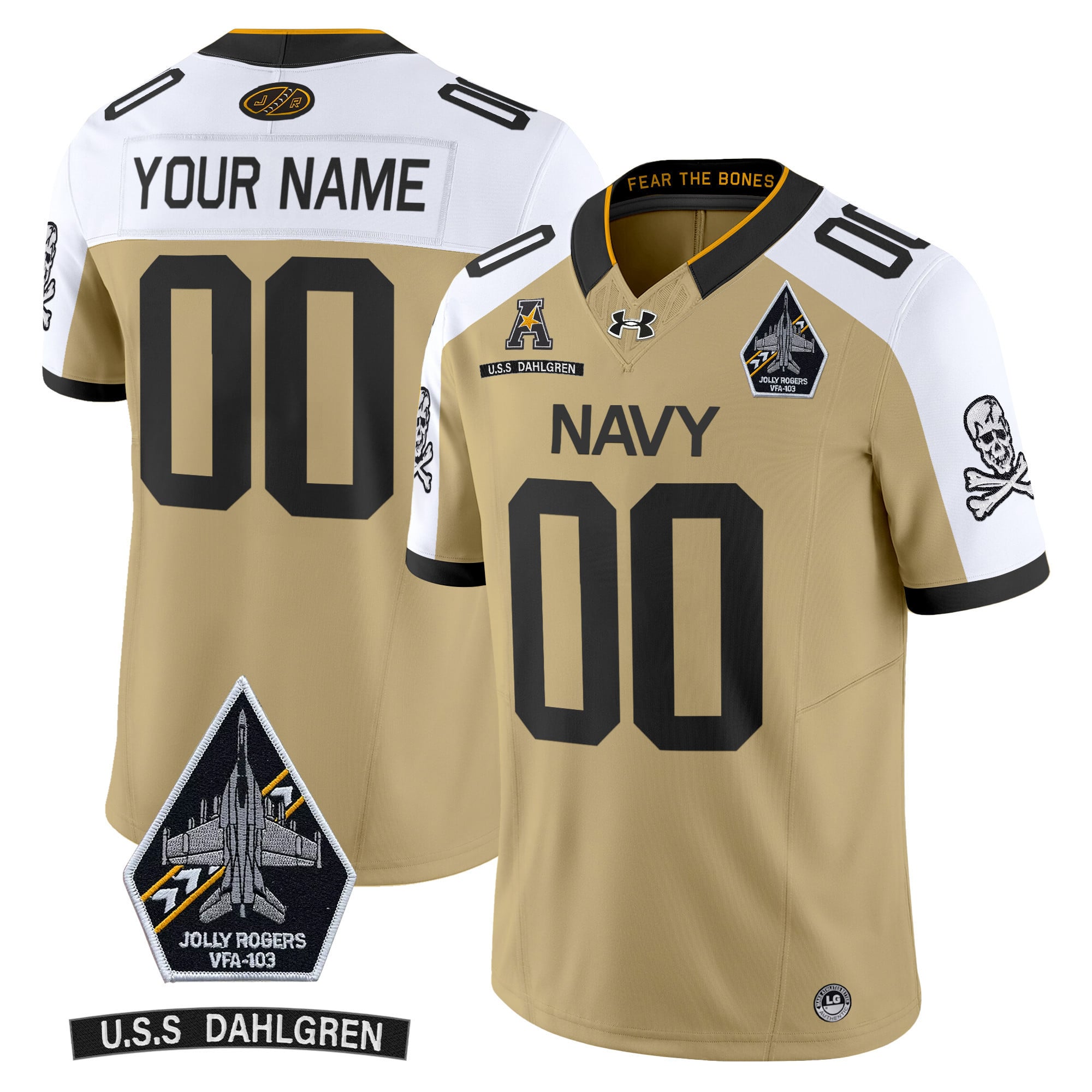 Navy Midshipmen 2024 Custom Ships Vapor Limited Jersey – All Stitched