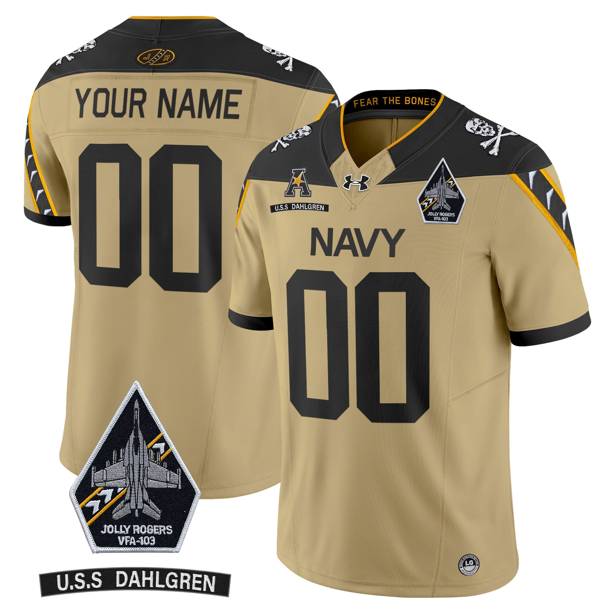 Navy Midshipmen 2024 Custom Ships Vapor Limited Jersey – All Stitched