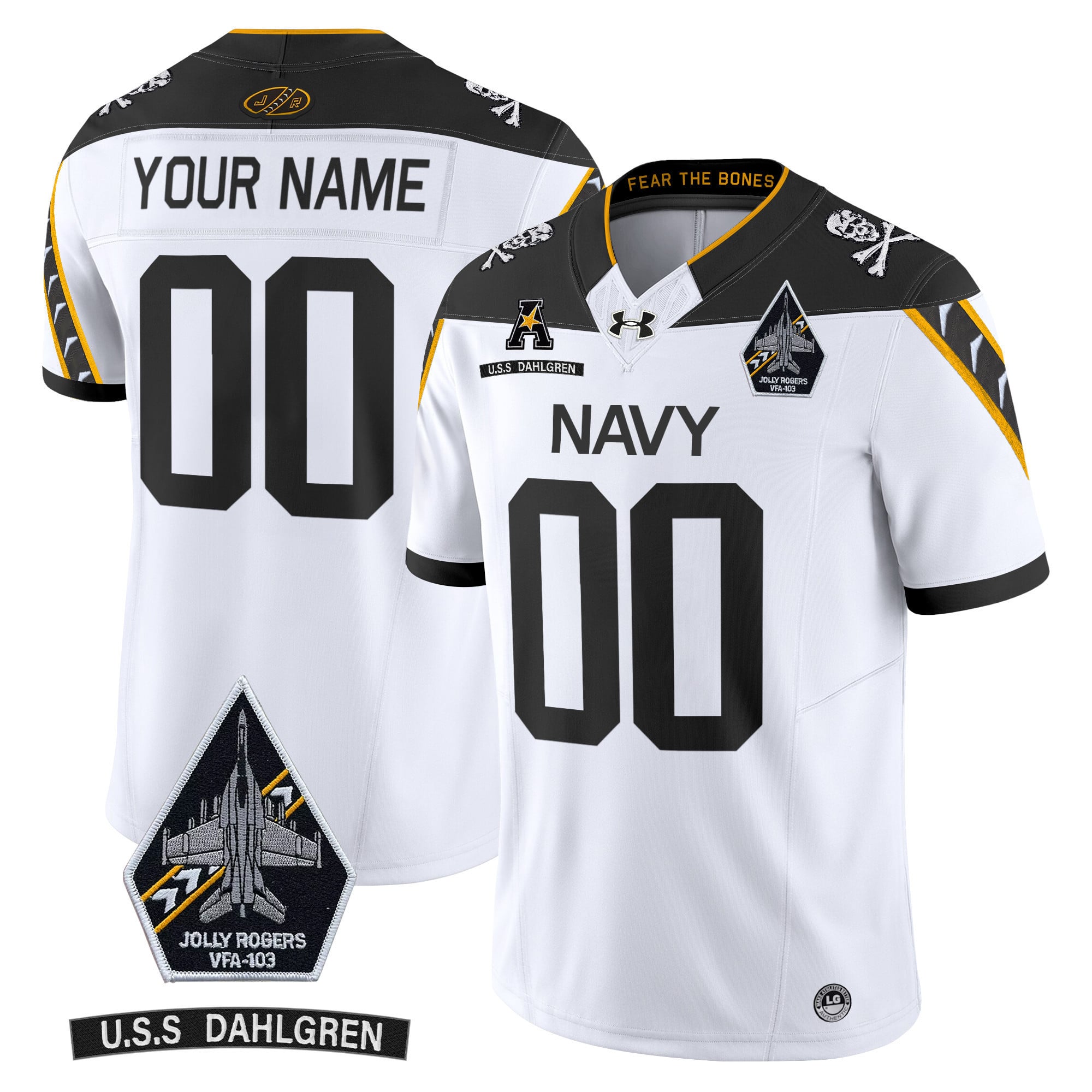 Navy Midshipmen 2024 Custom Ships Vapor Limited Jersey – All Stitched