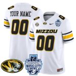 Missouri Tigers 2024 Music City Bowl Vapor Limited Custom Jersey – All Stitched
