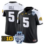 Men’s Iowa Hawkeyes 2024 Music City Bowl Vapor Limited Jersey – All Stitched