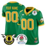 Oregon Ducks 2024 Rose Bowl Vapor Limited Custom Jersey – All Stitched