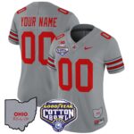 Ohio State Buckeyes ‘Heritage Stripe’ Cotton Bowl Patch Vapor Limited Custom Jersey – All Stitched