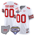 Ohio State Buckeyes ‘Heritage Stripe’ Cotton Bowl Patch Vapor Limited Custom Jersey – All Stitched
