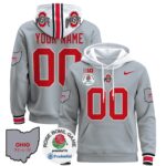 Ohio State Buckeyes Rose Bowl Custom Pullover Hoodie – All Stitched