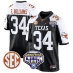 Men’s Texas Longhorns Cotton Bowl Patch Game Jersey – All Stitched