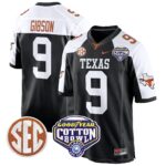 Men’s Texas Longhorns Cotton Bowl Patch Game Jersey – All Stitched
