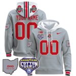Ohio State Buckeyes Cotton Bowl Patch Custom Pullover Hoodie – All Stitched