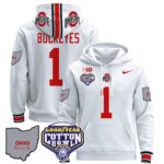Ohio State Buckeyes Cotton Bowl Patch Pullover Hoodie – All Stitched
