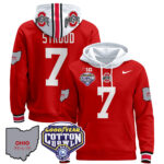 Ohio State Buckeyes Cotton Bowl Patch Pullover Hoodie – All Stitched