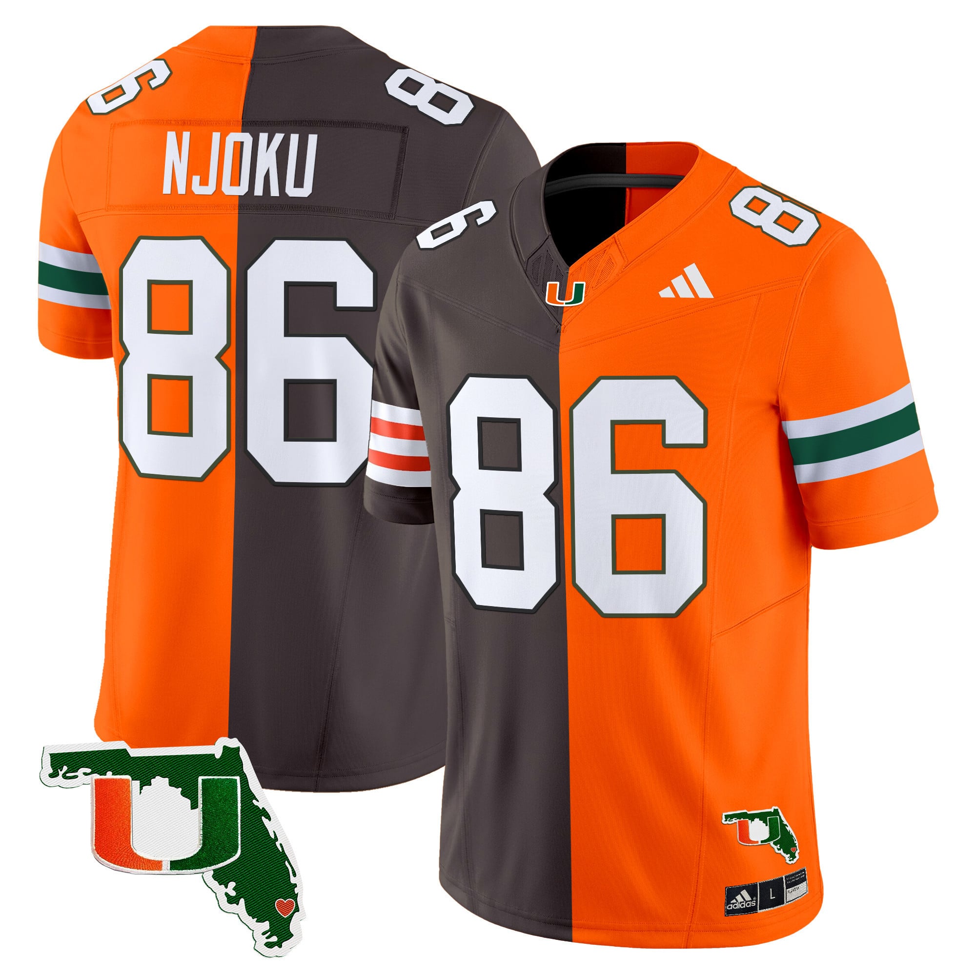 Miami Hurricanes Split Vapor Limited Jersey – All Stitched