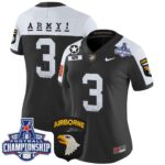 Women’s Army Black Knights 2024 AAC Championship Patch Vapor Limited Jersey – All Stitched