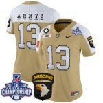 Women’s Army Black Knights 2024 AAC Championship Patch Vapor Limited Jersey – All Stitched