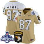 Women’s Army Black Knights 2024 AAC Championship Patch Vapor Limited Jersey – All Stitched