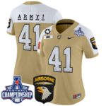 Women’s Army Black Knights 2024 AAC Championship Patch Vapor Limited Jersey – All Stitched