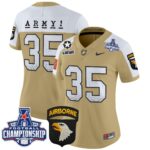Women’s Army Black Knights 2024 AAC Championship Patch Vapor Limited Jersey – All Stitched