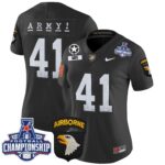 Women’s Army Black Knights 2024 AAC Championship Patch Vapor Limited Jersey – All Stitched