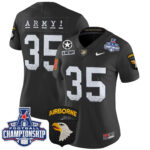 Women’s Army Black Knights 2024 AAC Championship Patch Vapor Limited Jersey – All Stitched