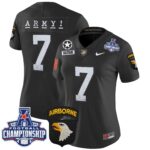 Women’s Army Black Knights 2024 AAC Championship Patch Vapor Limited Jersey – All Stitched