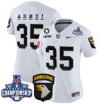 Women’s Army Black Knights 2024 AAC Championship Patch Vapor Limited Jersey – All Stitched