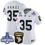 Women’s Army Black Knights 2024 AAC Championship Patch Vapor Limited Jersey – All Stitched