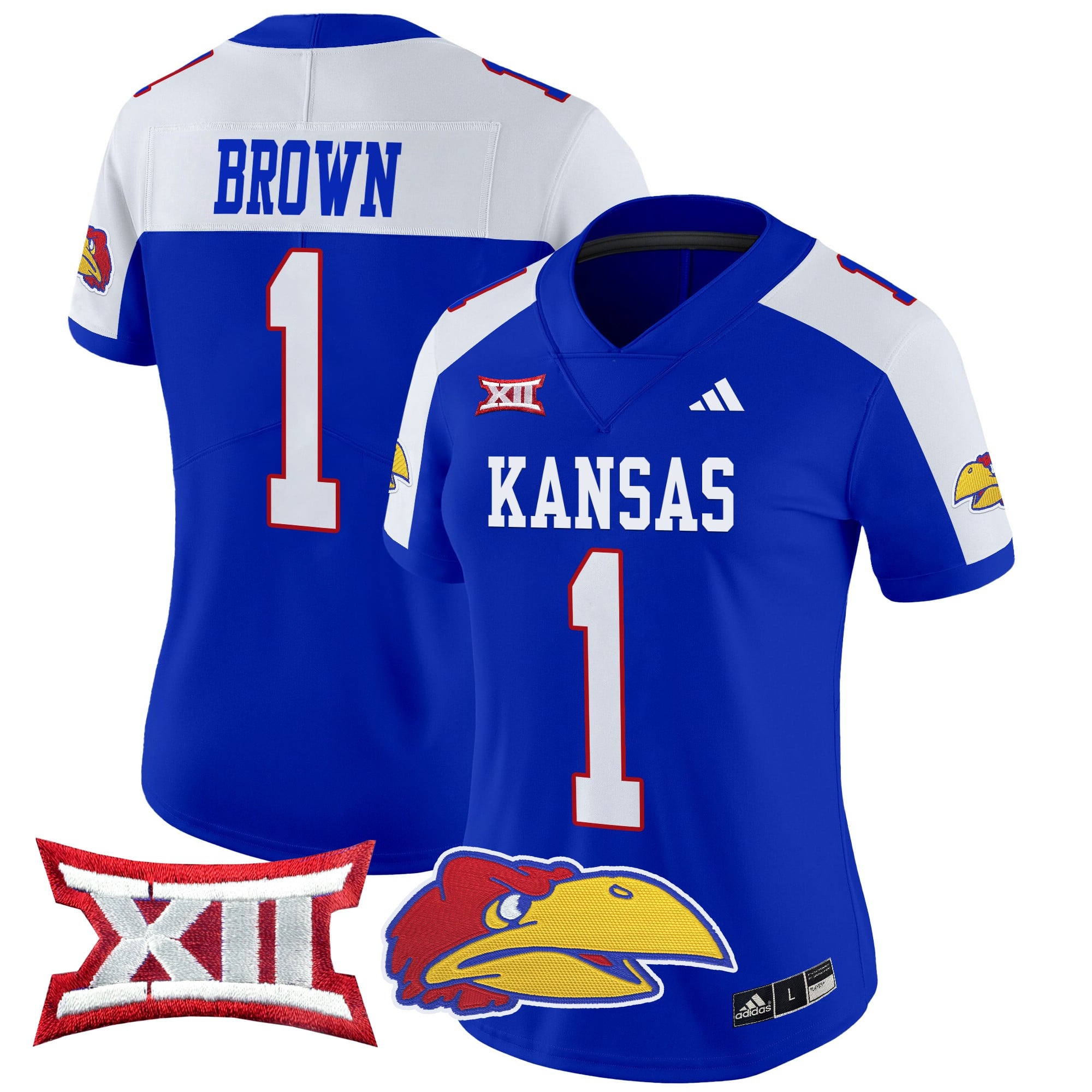 Women’s Kansas Jayhawks 2024 Vapor Limited Jersey V2 – All Stitched