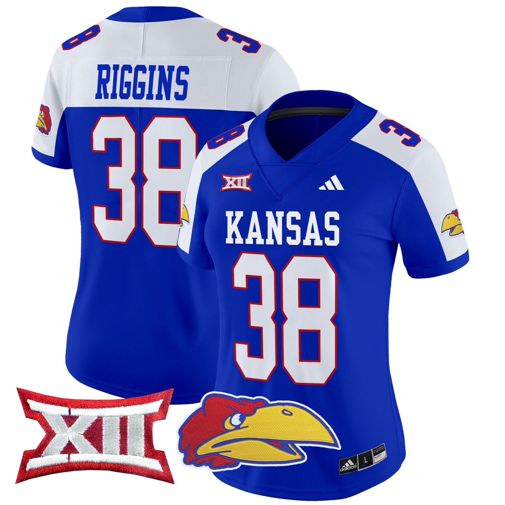 Women’s Kansas Jayhawks 2024 Vapor Limited Jersey V2 – All Stitched