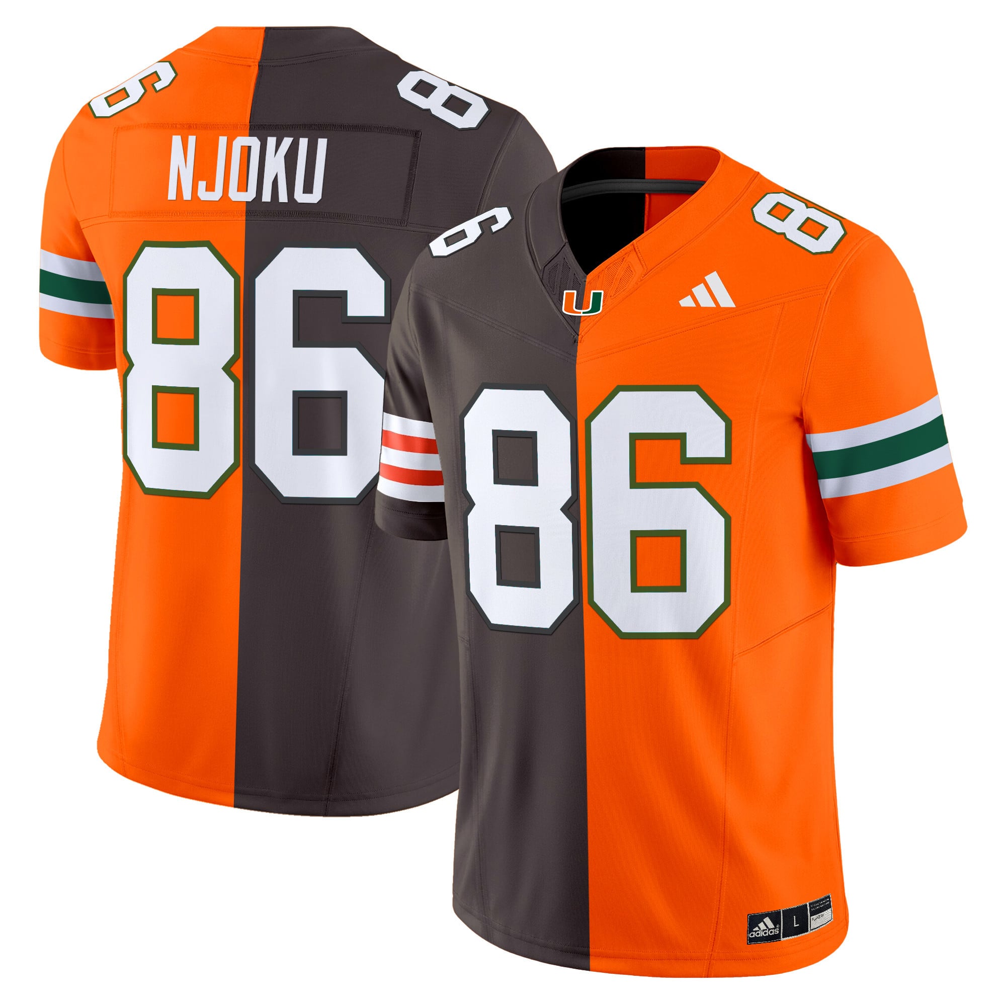 Miami Hurricanes Split Vapor Limited Jersey V2 – All Stitched