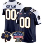 Notre Dame Fighting Irish 2024 Sugar Bowl Patch Vapor Limited Custom Jersey – All Stitched