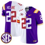 LSU Tiger Split Vapor Limited Jersey V2 – All Stitched