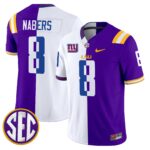 LSU Tiger Split Vapor Limited Jersey V2 – All Stitched