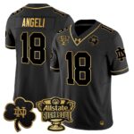 Men’s Notre Dame Fighting Irish 2024 Sugar Bowl Gold Patch Vapor Limited Jersey – All Stitched