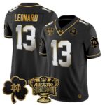 Men’s Notre Dame Fighting Irish 2024 Sugar Bowl Gold Patch Vapor Limited Jersey – All Stitched
