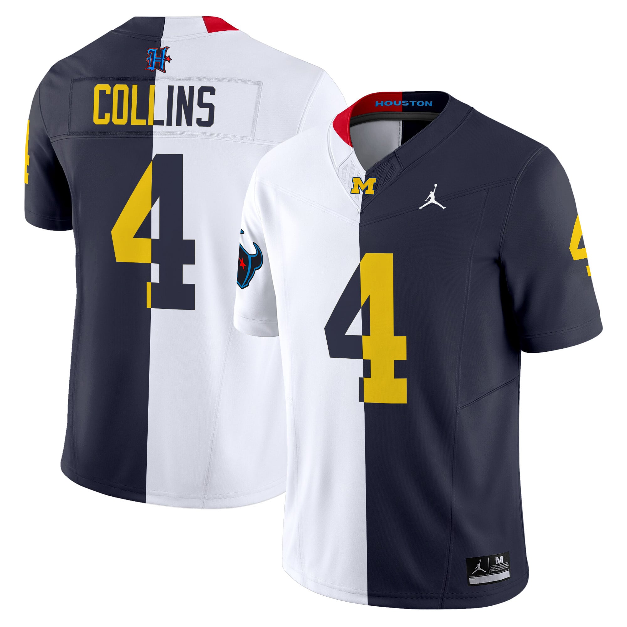 Michigan Wolverines Split Vapor Limited Jersey V2 – All Stitched