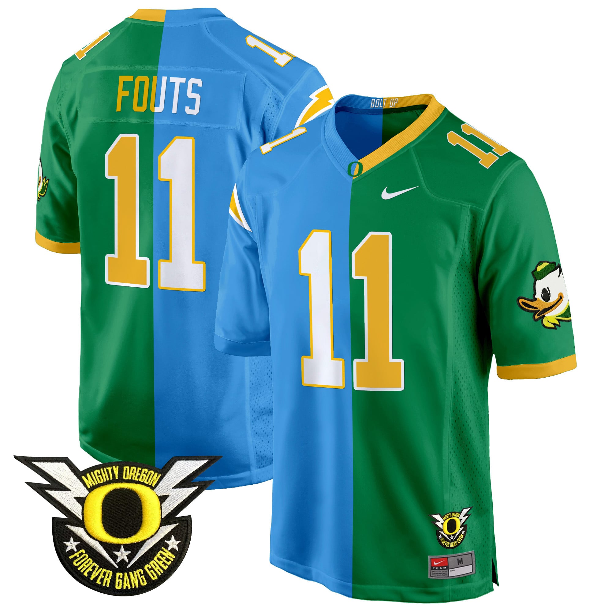 Oregon Ducks Split Game Jersey – All Stitched