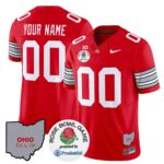 Ohio State Buckeyes ‘Heritage Stripe’ Rose Bowl Vapor Limited Custom Jersey – All Stitched